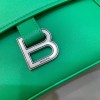 Balenciaga Downtown green shoulder bag