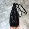 Balenciaga shoulder tote bag in black - silver hardware 25cm