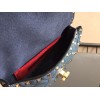 Valentino Garavani Rockstud Spike Blue Bag