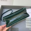 Balenciaga Gossip Small Green Crocodile Bag