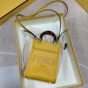 Fendi mini tote bag in yellow