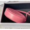 Celine Oval Cuir Triomphe pink calfskin bag