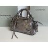 Balenciaga silver cagole XS handle bag