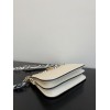 Fendi touch white & snake skin bag