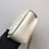 Burberry quilted Lola crossbody bag white
