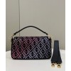 FENDI Baguette Medium colorful leather bag