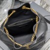 YSL Saint Laurent Joe drawstring quilted black backpack