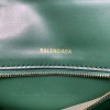 BALENCIAGA HOURGLASS SMALL TOP HANDLE BAG Green