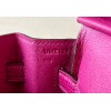 Hermes Lizard Birkin Fuchsia Pink 25cm Bag