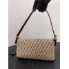 Fendi Baguette 1997 Beige split leather bag