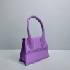 Jacquemus Le Chiquito purple leather mini bag 24cm