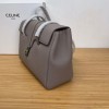 Celine Medium Soft 16 bag in Dark Gray Smooth Calfskin