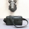 Bottega Veneta Belt Cassette bag in dark green