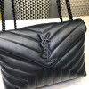 YSL MONOGRAM LOULOU SMALL SIZE ALL BLACK