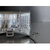 Balenciaga Hourglass Chain Silver Wallet 19cm