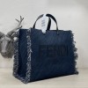 Fendi tote dark denim bag