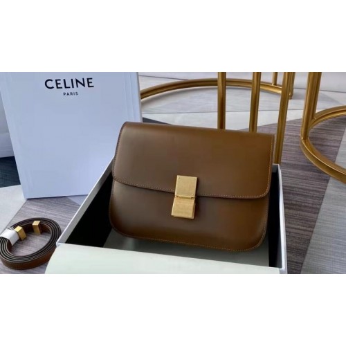 Celine Classis Box Brown 24cm