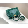 Fendi Peekaboo crocodile leather hand bag