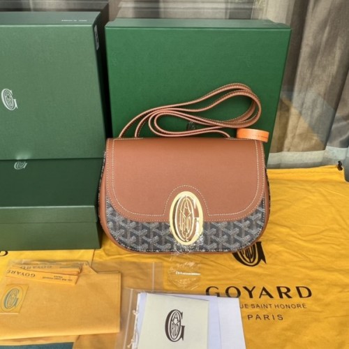 Goyard 233 Brown Shoulder HandBag