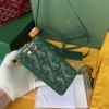 Goyard Minaudiere Coated Green Canvas Bag