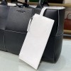 Bottega Veneta Intrecciato lamp skin tote black bag 609175