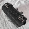 Valentino Garavani One Stud embroidered black mini bag