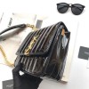YSL VICKY SHOULDER BAG BLACK 20.5cm