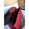 Dolce & Gabbana Small Red Calfskin DG Amore Bag
