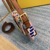 Fendi coloful shoulder baguette bag