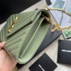 YSL WOC green bag