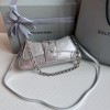 Balenciaga Lindsay silver shoulder bag