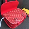 Goyard Belvedere PM Red Leather Bag