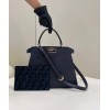 Fendi Peekaboo I See You Blue Hand Bag