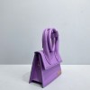 Jacquemus Le Chiquito Noeud Purple Leather Bag