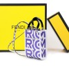 Fendi Mini Sunshine Shopper two-tone purple leather minibag