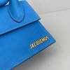 Jacquemus Le Chiquito Noeud Handbag blue 18cm
