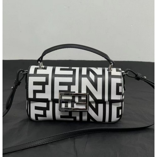 Fendi Fendigraphy Baguette Mini leather bag