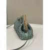 Fendi First small mint braided leather bag