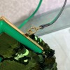 Fendi first green sequinned leather bag