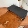 YSL Kate Medium Reversible Croc-Embossed Crossbody Bag