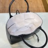 Bottega Veneta Intrecciato lamp skin tote black bag 609175