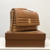 Burberry quilted brown leather shoulder bag