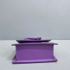 Jacquemus Le Chiquito Noeud Purple Leather Bag