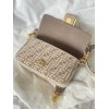 Fendi Natural Beige Baguette 27cm Bag