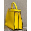 Peekaboo ISeeU Medium Yellow leather bag
