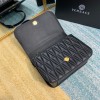 Versace Virtus Quilted Napa Evening Bag - Black