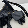 Balenciaga Le Cagole Black Velvet Bag