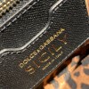 DOLCE & GABBANA Sicily Small Tote Black Bag