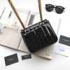 YSL VICKY SHOULDER BAG BLACK 17.5cm