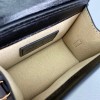 Jacquemus mini tote bag black leather 12cm